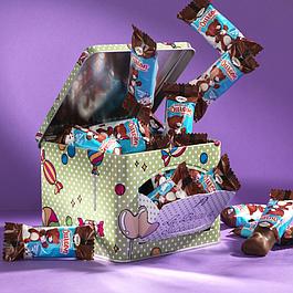 Boîte avec mini-oursons - guimauve et chocolat - 310 g