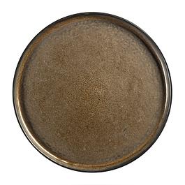 Lot de 6 assiettes plates sable & gris - MEDARD DE NOBLAT