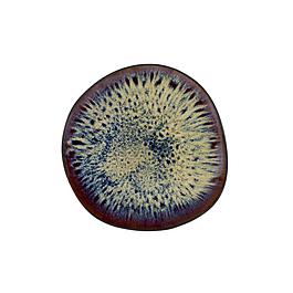 Set de 6 assiettes plates - grès naturel - MEDARD DE NOBLAT