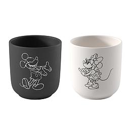 Duo mug à café  Mickey & Minnie - noir et blanc - VILLEROY & BOCH