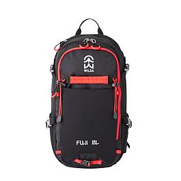Sac à dos multi-sport léger - 18 L - noir et rouge